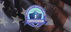 CMMC logo over American flag