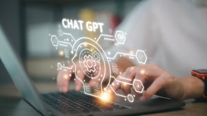 Chat GPT computer graphic
