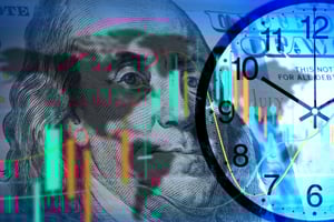 dollar clock