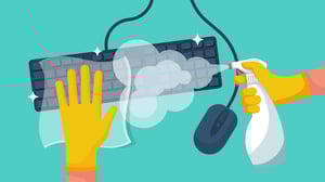 cleaning keyboard
